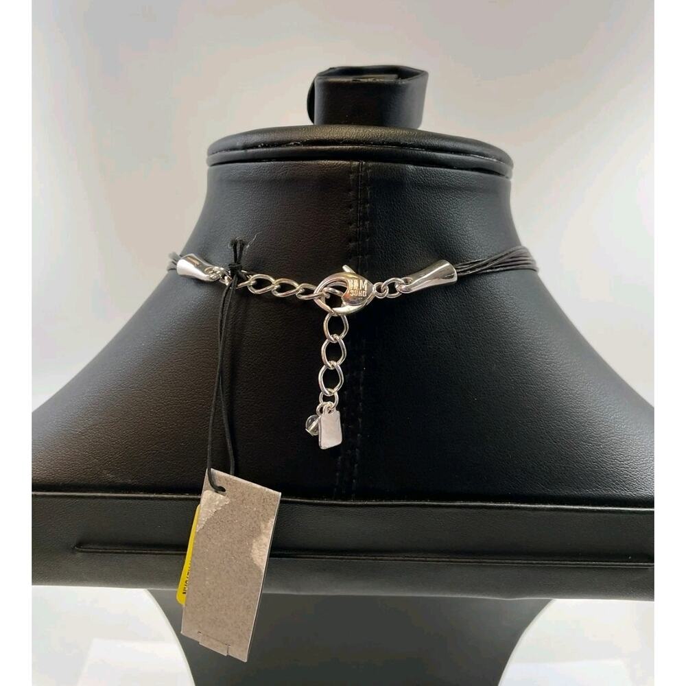 ROBERT LEE MORRIS SOHO JEWELRY SILVER STONE NECKLACE Vintage with tags - Picture 4 of 7